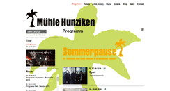 Desktop Screenshot of muehlehunziken.ch